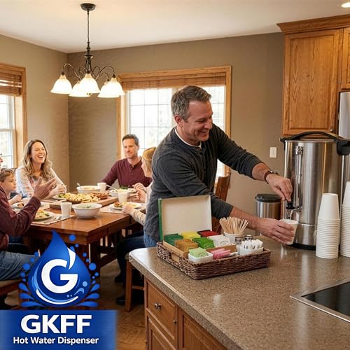 GKFF 11L (45 Cups) Hot Water Dispenser Urn, Commercial Hot Water Boiler
