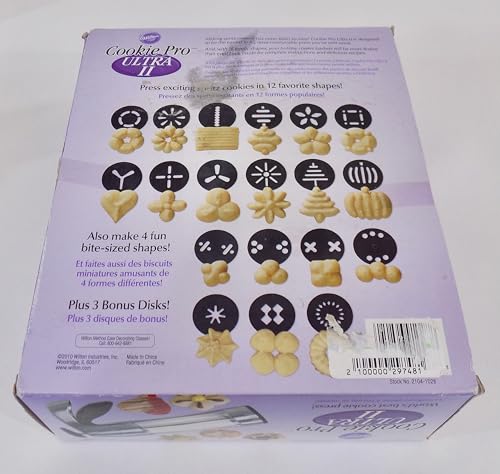 Wilton Cookie Pro Ultra II With 3 Bonus Disks. (20)