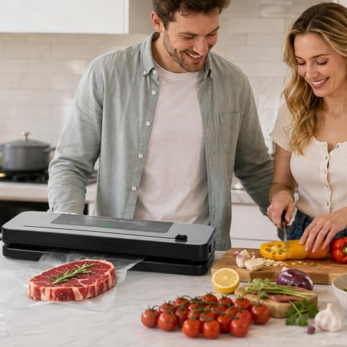 VACLER Vacuum Sealer Machine for Food, Automatic Compact with Bag Cutter