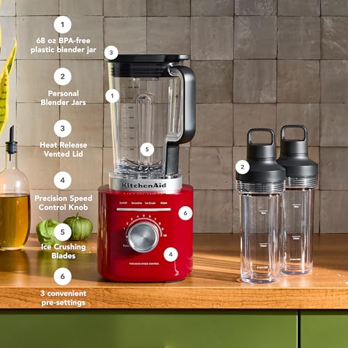 KitchenAid Pure Power Blender with 2 Blending Jars, 1700 Watt Peak Power*