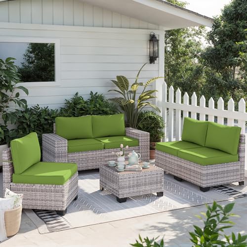 Outdoor Patio Furniture Set PE Wicker Rattan Outdoor Sectional Sofa