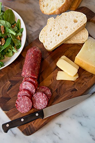 Ironwood Gourmet Calistoga End Grain Cheese Board, Acacia Wood 0.25 x 8 x 15 inches