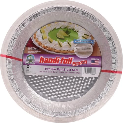 Cook-N-Carry Pie Pans w/ Lids, 2 ct