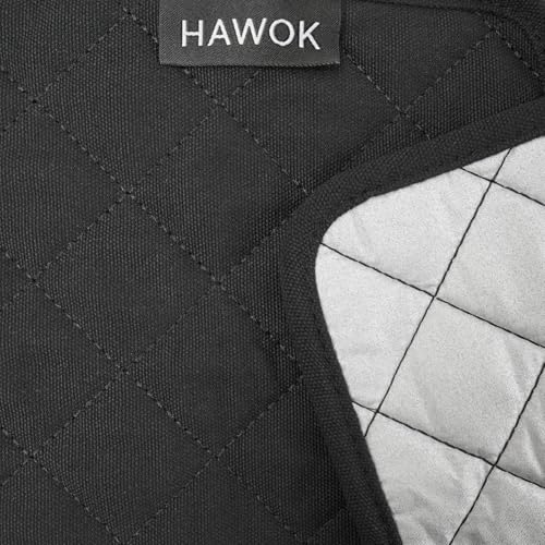 HAWOK 6 Piece Stove Set, Potable Cast Iron Charcoal Grill Stove with 1QT Dutch Oven, with Multipurpose Lid, Five-Leg Buffet Tray, Multipurpose Mini BBQ Stove Set