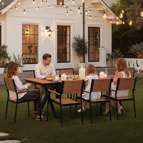Pellebant 9-Piece Outdoor Patio Dining Table Set for 8 Person