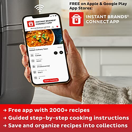Instant Pot Pro Plus 10-in-1 Multi-Cooker, Electric Pressure Cooker, Slow Cook, Rice/Grain Cooker, Steamer, Sauté, Sous Vide, Yogurt Maker, Sterilizer, & Warmer, App With 800 Recipes, Black, 6 Quart