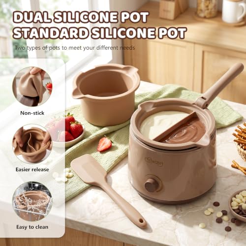 Chocolate Melting Pot for Chocolate Melts Candy DIY, Parties & Fondue