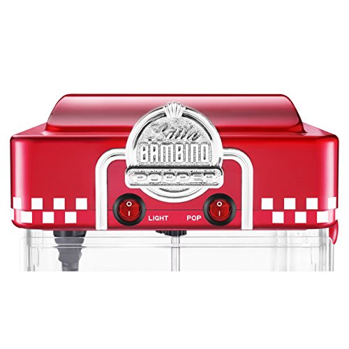 Great Northern Popcorn Company 83-DT5621 Northern Company Red GNP Little Bambino 2-1/2 Ounce Retro Style Popcorn Popper Machine, 2.5 Ounce