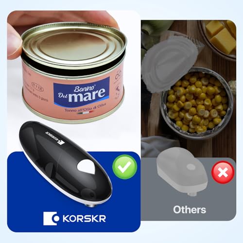 Electric Can Opener, Automatic Can Opener, Suitable for Any Size Cans-Black