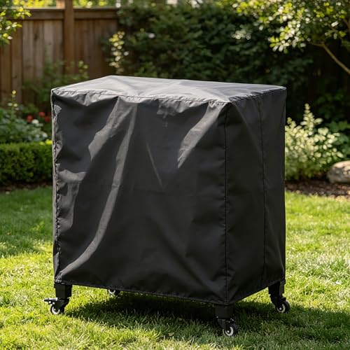 IWDOO Outdoor Kitchen Island with Storage Cabinet, 3-in-1 Movable Grill Cart with Stainless Steel Tabletop, 4 Swivel Wheels, Foldable Sink Rolling Bar Table Cart BBQ Food Prep Station for Patio, Black