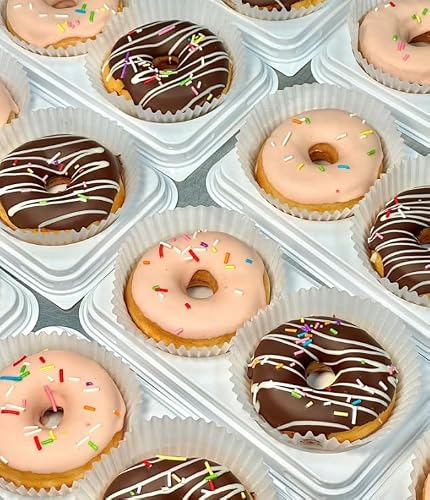 AEYDJXMER 110V Us Plug Commercial Waffle Donut Machine 6 Holes Double-Sided Heating 50-300℃,Donut Machine,Mini Donut Machine, Electric Doughnut Maker 1550W,Essential Snacks For Party Stalls, YD-6A