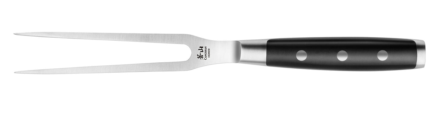 Cangshan TS Series 1020830 Stainless Steel Forged Carving Fork, 6-Inch
