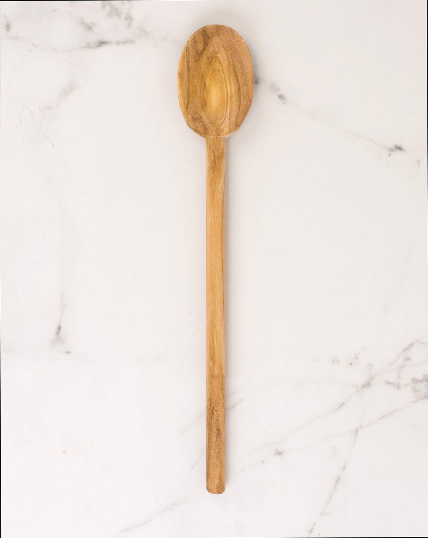 Italian Olive Wood Cooking Spoon, Handcrafted in Europe, 12-Inch