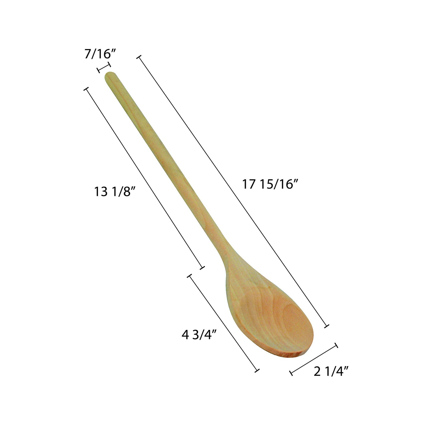 Thunder Group Wooden Spoon, 18" W