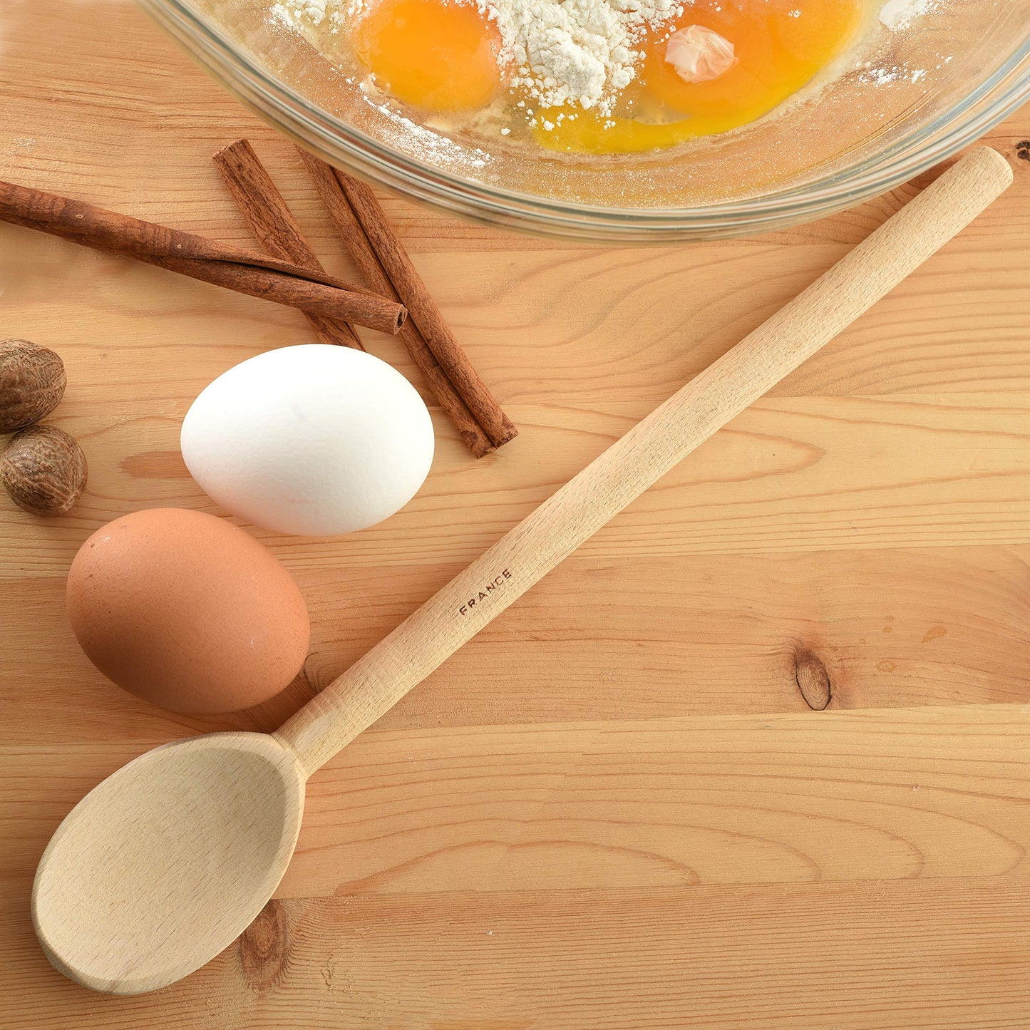 Norpro 12-inch Beechwood Oval Spoon