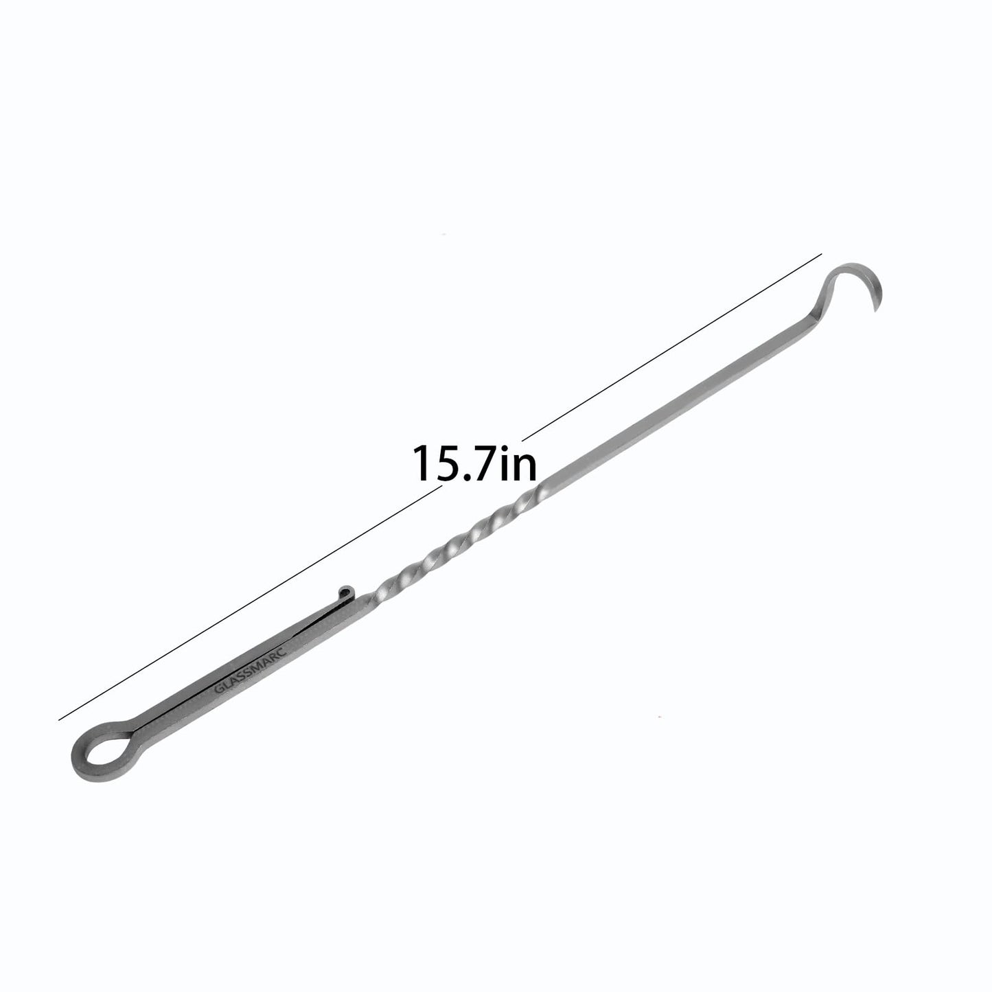 Meat Hook Flipper,BBQ Food Turner,Pigtail Flipper Hook,Stainless Steel Meat Turner Hook for Grilling & Smoking,Great Tool for BBQ,Turning Vegetables and Meats BBQ Grill (Meat Hook Flipper) - CookCave