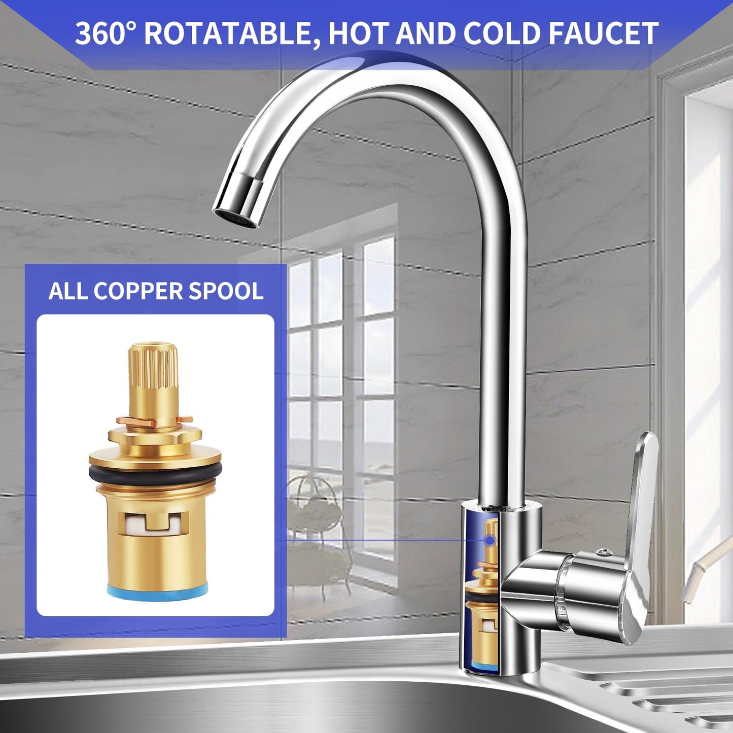 Outdoor Garden Sink Single Trough For Washing, Small Stainless Steel Utility Kitchen Hand Basin Station Sink Tub with Storage Shelve and Faucet, for Restaurant, Bar, Laundry, Garage, Backyard(54*40*75 - CookCave