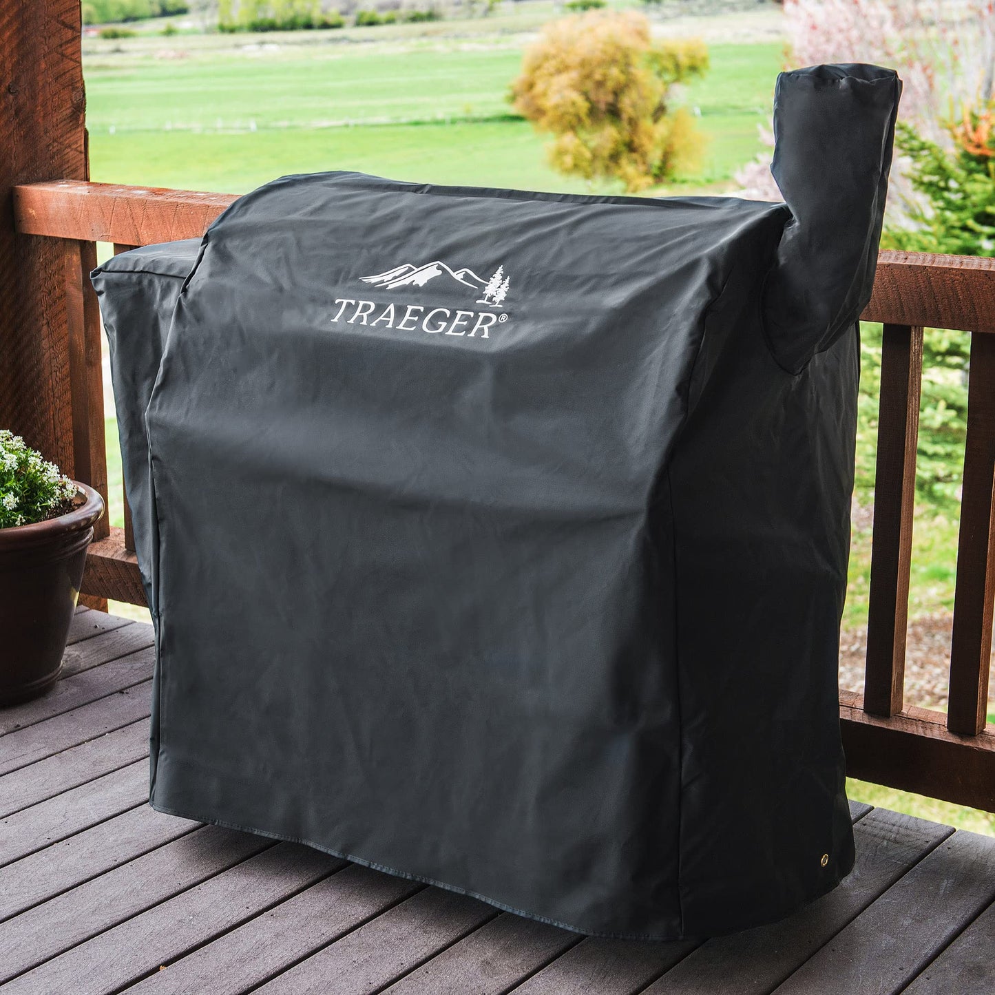 Traeger Grills BAC380 Full-Length Grill Cover Grill Accessory - Pro 34 - CookCave