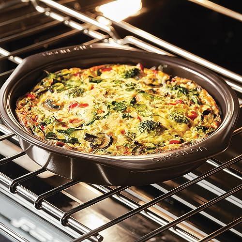 Circulon Nonstick Bakeware Set with Nonstick Bread Pan, Baking Pans, Baking Sheets, Cookie Sheets, Cake Pan and Muffin Pan / Cupcake Pan - 10 Piece, Chocolate Brown - CookCave