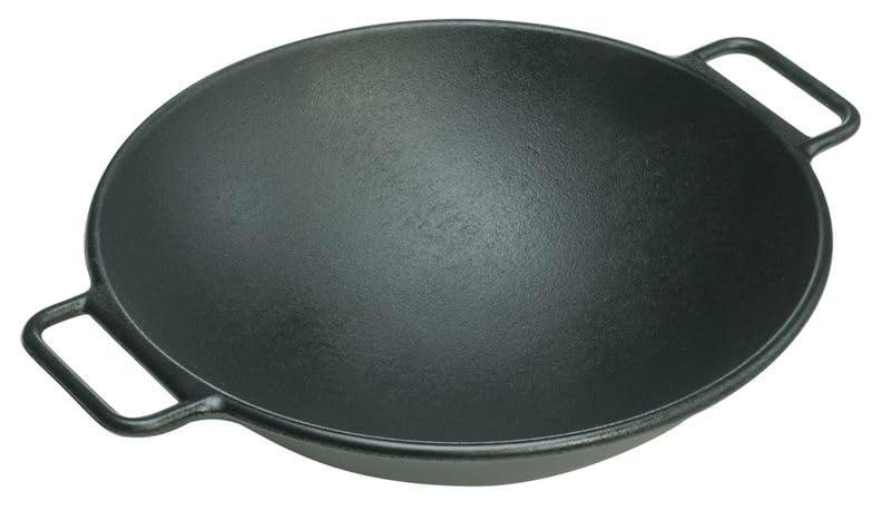 Lodge BOLD 14 Inch Seasoned Cast Iron Wok; Design-Forward Cookware - CookCave