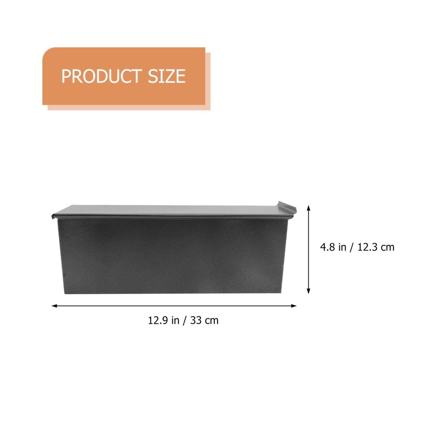 Luxshiny Pullman Baking Pan Bread Tin Loaf Pan With Lid Black Loaf Pan Non- Stick Loaf Pan Toast Bread Bakeware Bread Toast For Oven Baking 750g Pullman Baking Pan Bread Baking Tray - CookCave