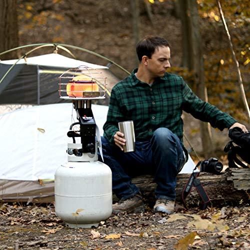 Mr. Heater Original 540-Degree 45,000 BTU Tank Top Radiant Propane Heater,chrome,Silver - CookCave