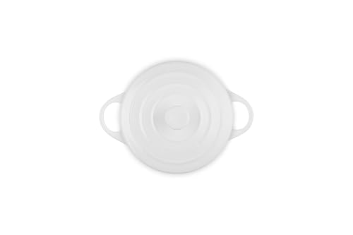 Le Creuset Stoneware Mini Round Cocotte, 14 oz., White
