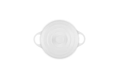 Le Creuset Stoneware Mini Round Cocotte, 14 oz., White