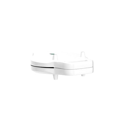 Mini Donut Maker, Durable, Nonstick Easy to Use Mini Baking Machine - Cooks 7 Mini Doughnuts at a Time - Glazed, Frosted with Sprinkles, Nuts, or Vegan Donuts, & More (White)