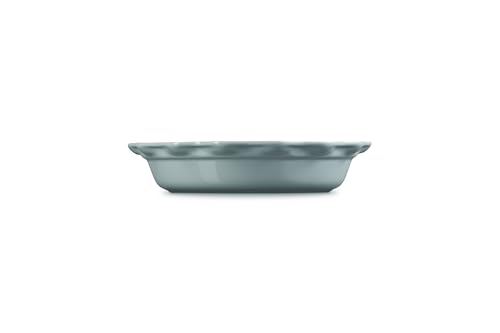 Le Creuset Stoneware Pie Dish, 9", Sea Salt