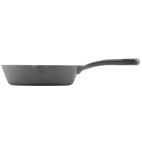 Winco Commercial-Grade Cast Iron Skillet with Handle, 6"