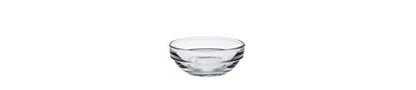 Duralex Made In France Lys Stackable Glass Bowl (Set of 4), 1 oz., 2.3 Inches, Clear