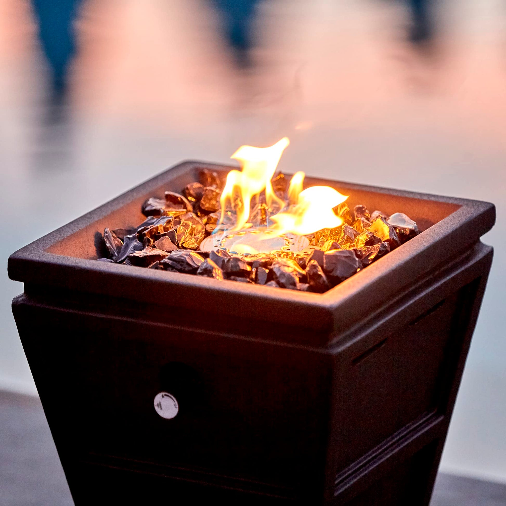 15" Gas Outdoor Fire Column from Endless Summer - CookCave
