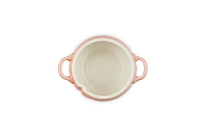 Le Creuset Stoneware Peach Mini Cocotte, 19 oz., Peche