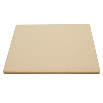 HENCKELS BBQ Pizza Stone for Oven and Grill, Cordierite Baking Stone for Crispy Crust, Heavy Duty Ceramic Stone for Outdoor Pizza Cooking, White