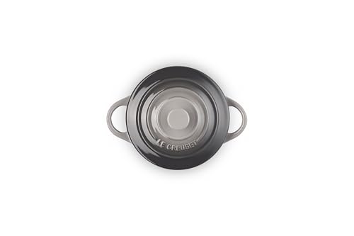 Le Creuset Stoneware Mini Round Cocotte, 8 oz., Oyster