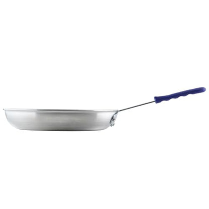 Winco Commercial-Grade Aluminium Fry Pan/Skillet, Natural Finish with Cool Touch Handle, 14"