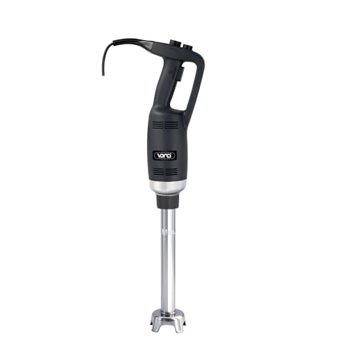 VONCI 500W Commercial Immersion Blender, 16" SUS 304 Removable Shaft, Heavy Duty Power Hand Mixer with Variable Speed 6000-20000RPM, Professional Electric Stick Blender for Restaurant Kitchen Use.