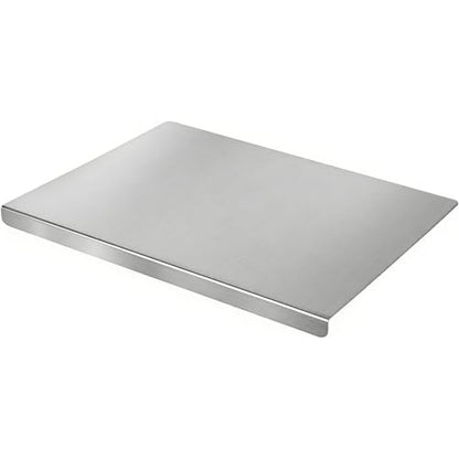 20"L x 16"W Stainless Steel Cutting Board for Kitchen – Large L-Shaped Bread Board, Double-Sided Non-Stick Chopping Board with Lip for Baking, Dishwasher Safe Pastry Board for Kneading