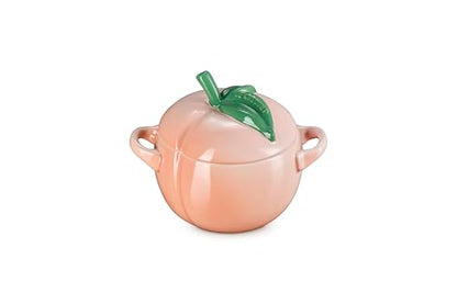 Le Creuset Stoneware Peach Mini Cocotte, 19 oz., Peche