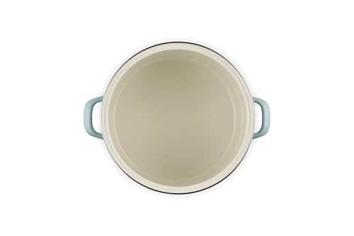Le Creuset Enamel on Steel Traditional Stockpot, 12 qt., Sea Salt with Stainless Steel Knob