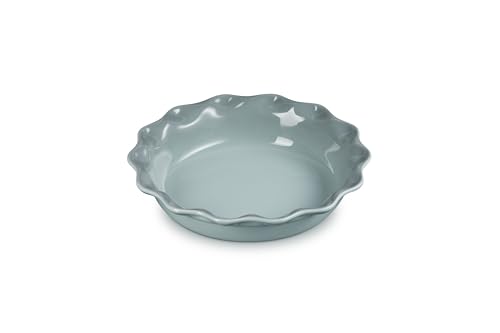 Le Creuset Stoneware Pie Dish, 9", Sea Salt