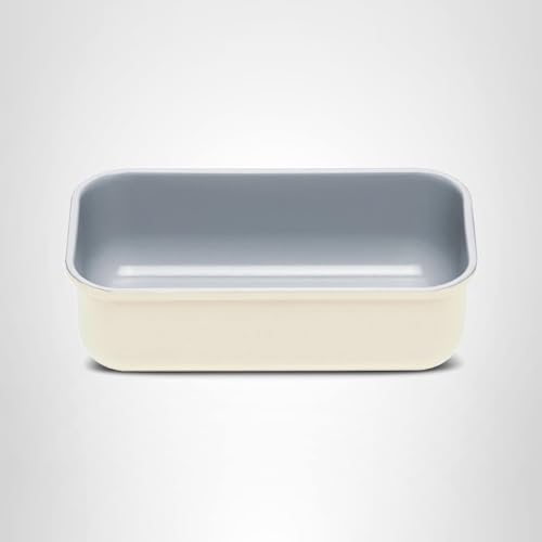Caraway Non-Stick Ceramic 1 lb Loaf Pan - Naturally Slick Ceramic Coating - Non-Toxic, PTFE & PFOA Free - Perfect for Pound Cakes, Breads, & More - Cream