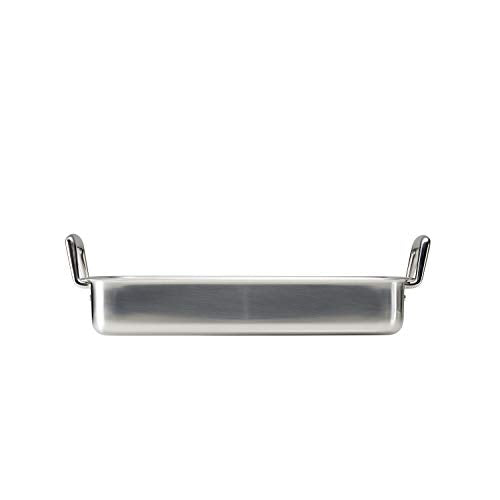 Tramontina 13.5-Inch Stainless Steel Roasting Pan with Rack, Turkey Roaster for Oven, Dishwasher Safe, Made in Brazil