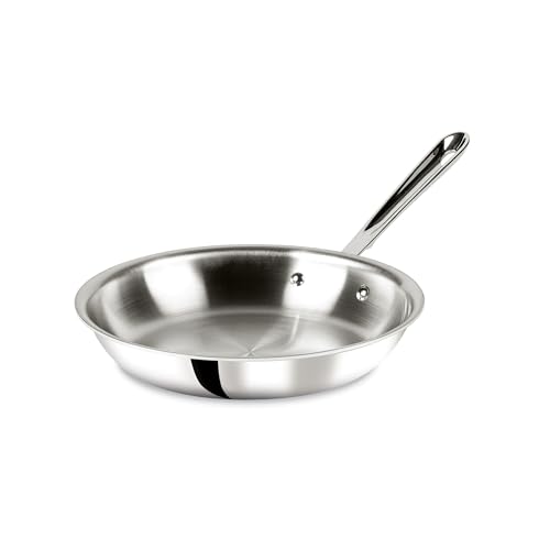 All-Clad D3® Stainless Steel 10 inch Frying Pan- Made in the USA- The Original Bonded Professional Cookware- Oven Safe & Induction Compatible