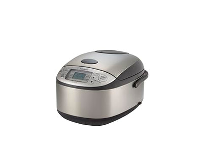 Zojirushi NS-TPC10XT Micom Rice Cooker & Warmer (with PFAS-Free Nonstick), 5.5-Cup, Stainless Brown