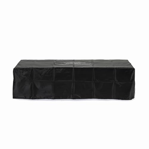 Asunrise Outdoor Fire Pit Table Propane Gas Fire pits Outdoor Fireplaces 54'' Rectangular Firepit Table, 50,000 BTU Fire Table for Patio Set, Three Options of Assembled Hight Grey.