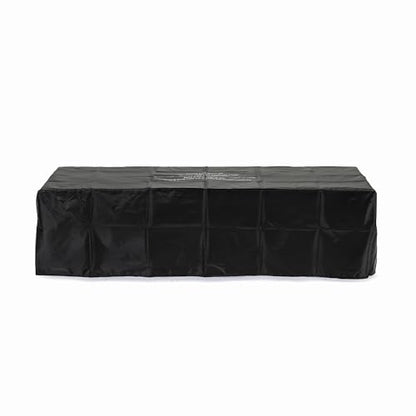 Asunrise Outdoor Fire Pit Table Propane Gas Fire pits Outdoor Fireplaces 54'' Rectangular Firepit Table, 50,000 BTU Fire Table for Patio Set, Three Options of Assembled Hight Grey.