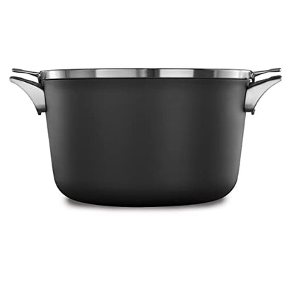 Calphalon® Premier™ Space-Saving Hard-Anodized Nonstick 12-Quart Stock Pot with Lid
