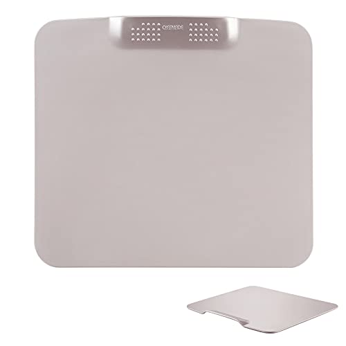 CHEFMADE Cookie Sheet Pan, 12-Inch One-Handed Gripping Non-Stick Rimless Bakeware for Oven Baking 11.4" x 12.8"x 0.6" (Champagne Gold)